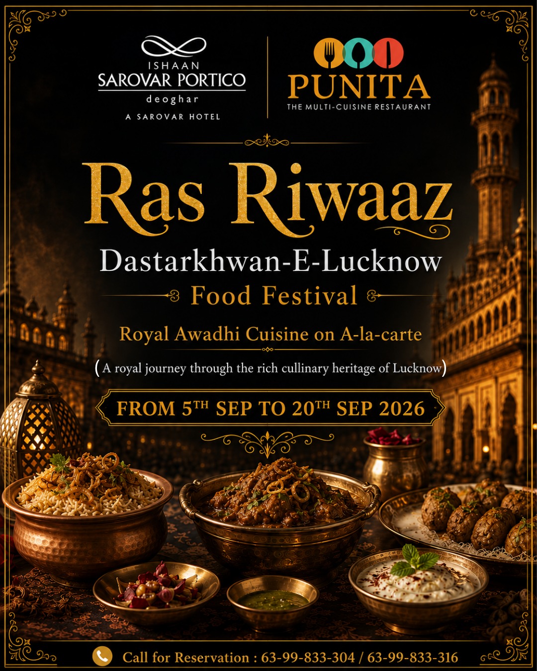 Ras Riwaaz Dastarkhwan-E-Lucknow Food Festival